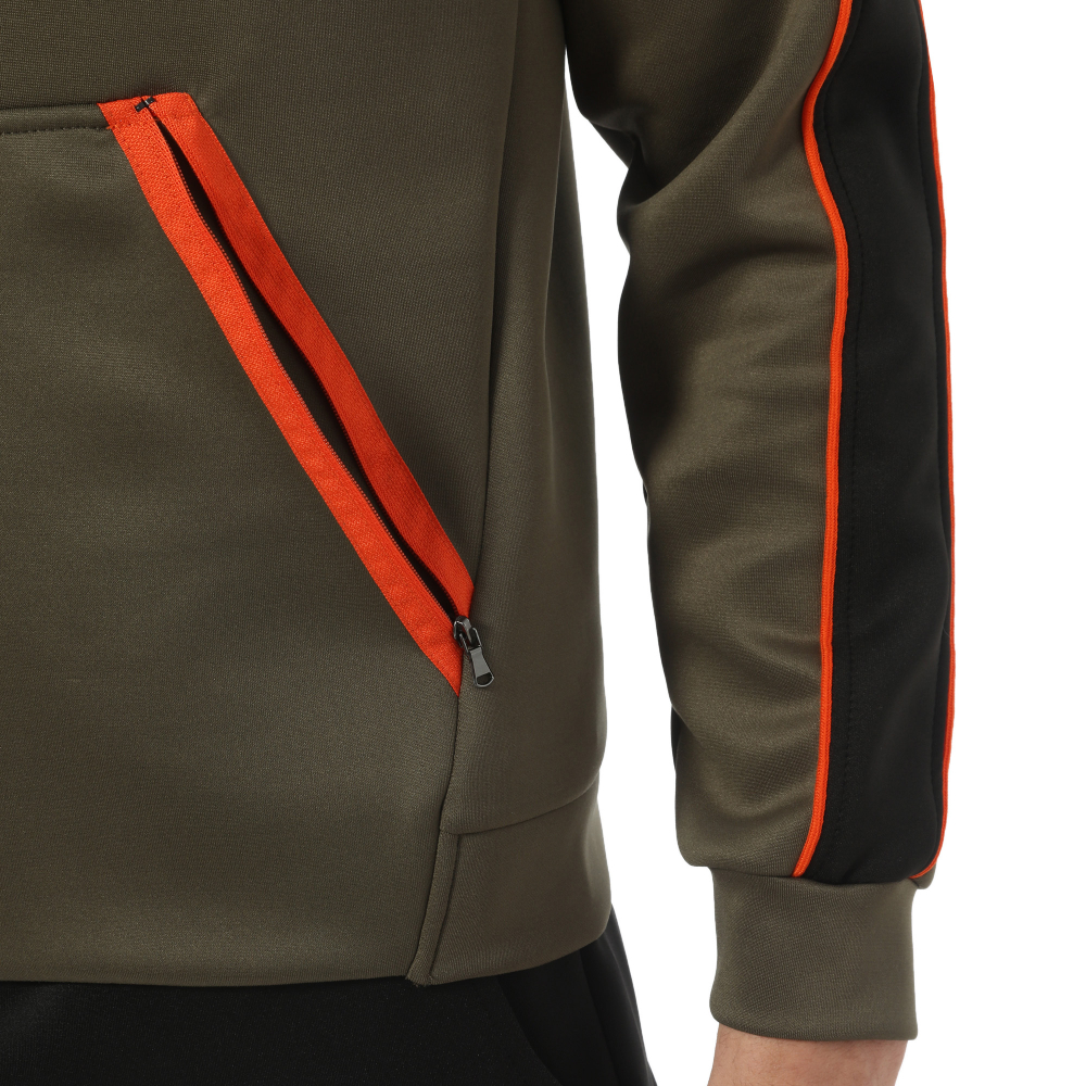 Мужская теннисная кофта Australian Volee Jacket with Hood M - зеленый