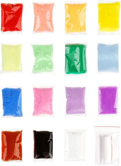 Легкий пластилин для лепки Мульти-Пульти, 15 цветов