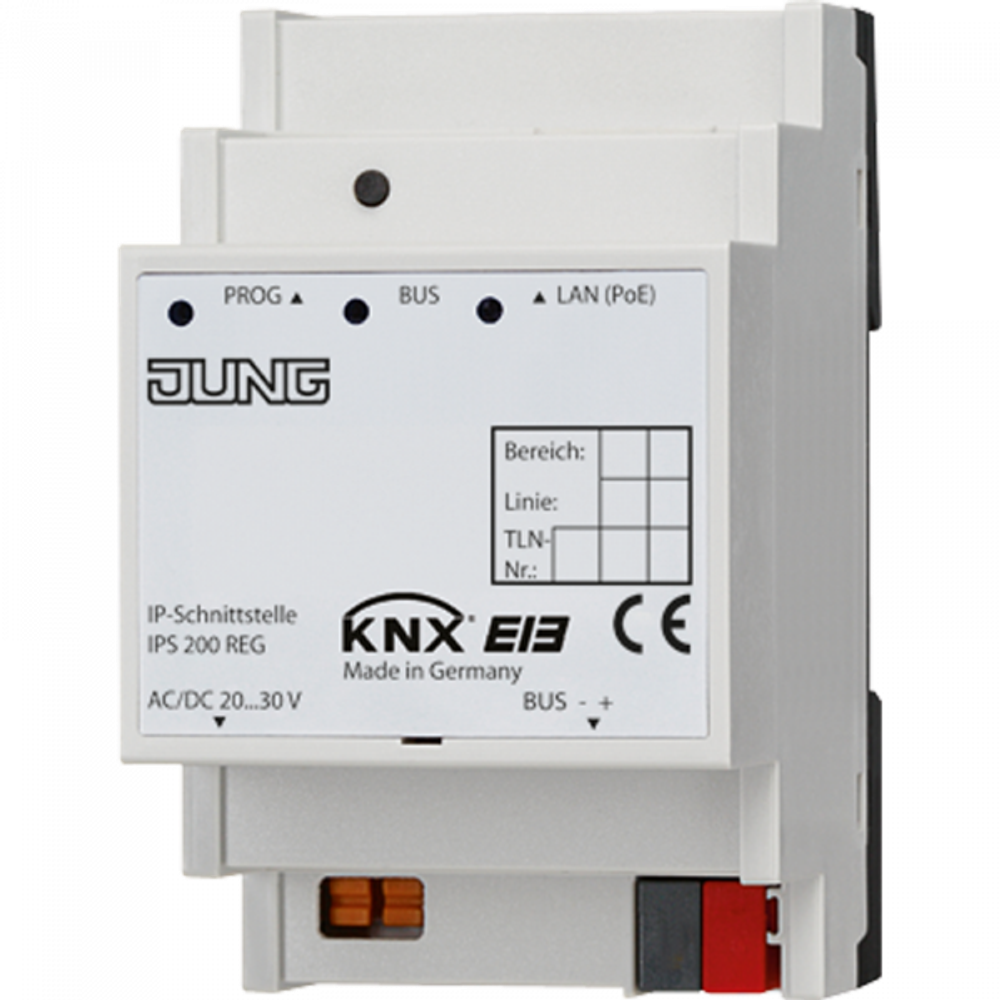 JUNG KNX IP интерфейс на рейку, арт.IPS200REG