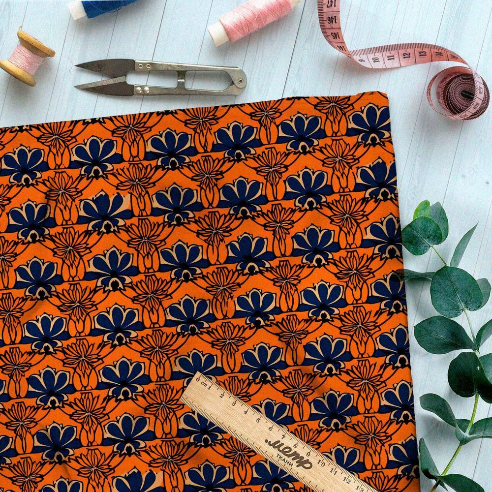 Ткань премиум флис пиксельное притяжение