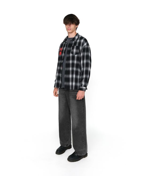 Рубашка Flanel Square Black - фото 6