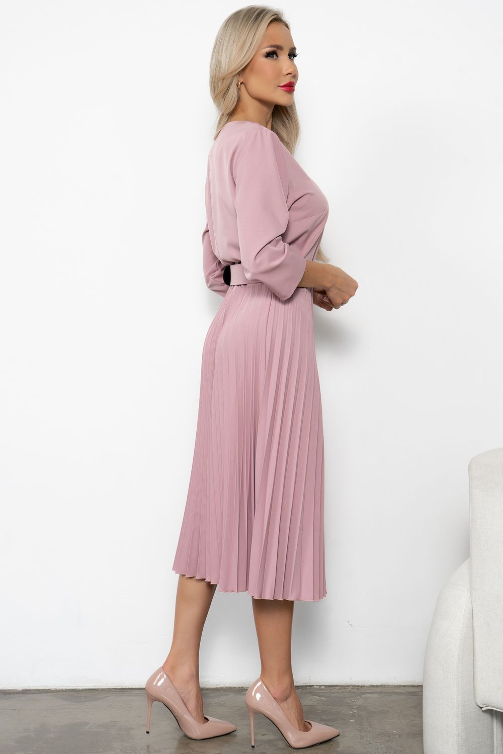 Платья Агния (пудровый) Р11-1220/3 Nikol