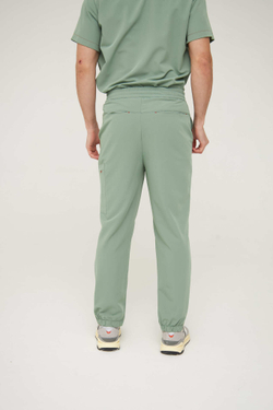 Джоггеры медицинские унисекс Кайтеки, шалфей