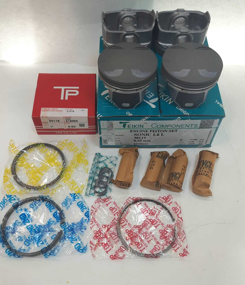 Поршни Teikin с кольцами TP +0.50 Z16XER, A16XER, F16D4