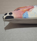 Декоративный гобеленовый чехол Стиль Гранж Бульдог 38*38