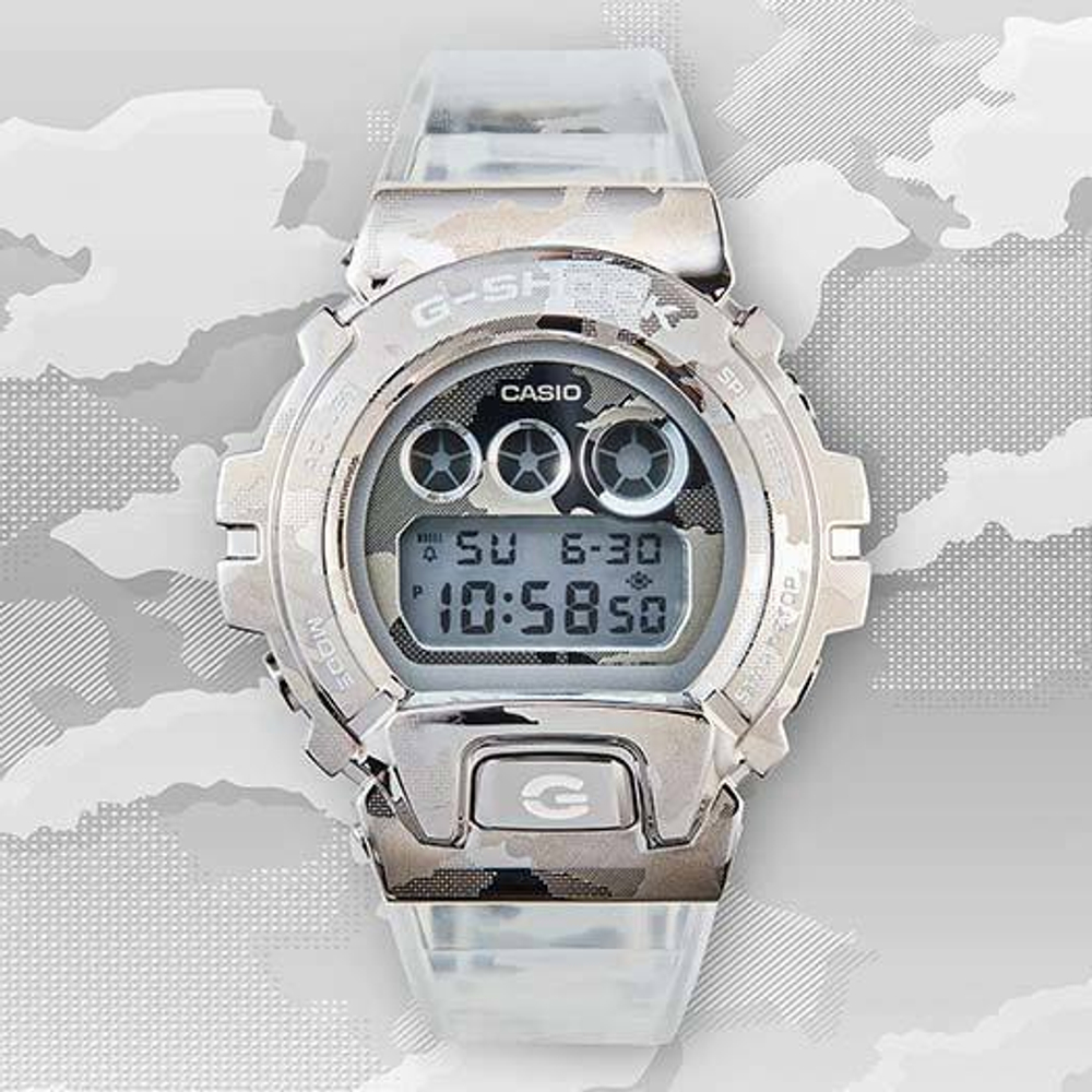 Японские наручные часы Casio G-SHOCK GM-6900SCM-1ER с хронографом