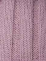 Шапка детская зимняя вязаная с помпоном и снуд