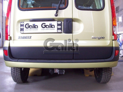Фаркоп оцинкованный Galia R081A для Renault Kangoo 1998-2010(паспорт и сертификат в комплекте)(без электрики)