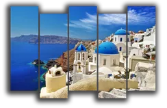 Модульная картина "Греция. Санторини"
