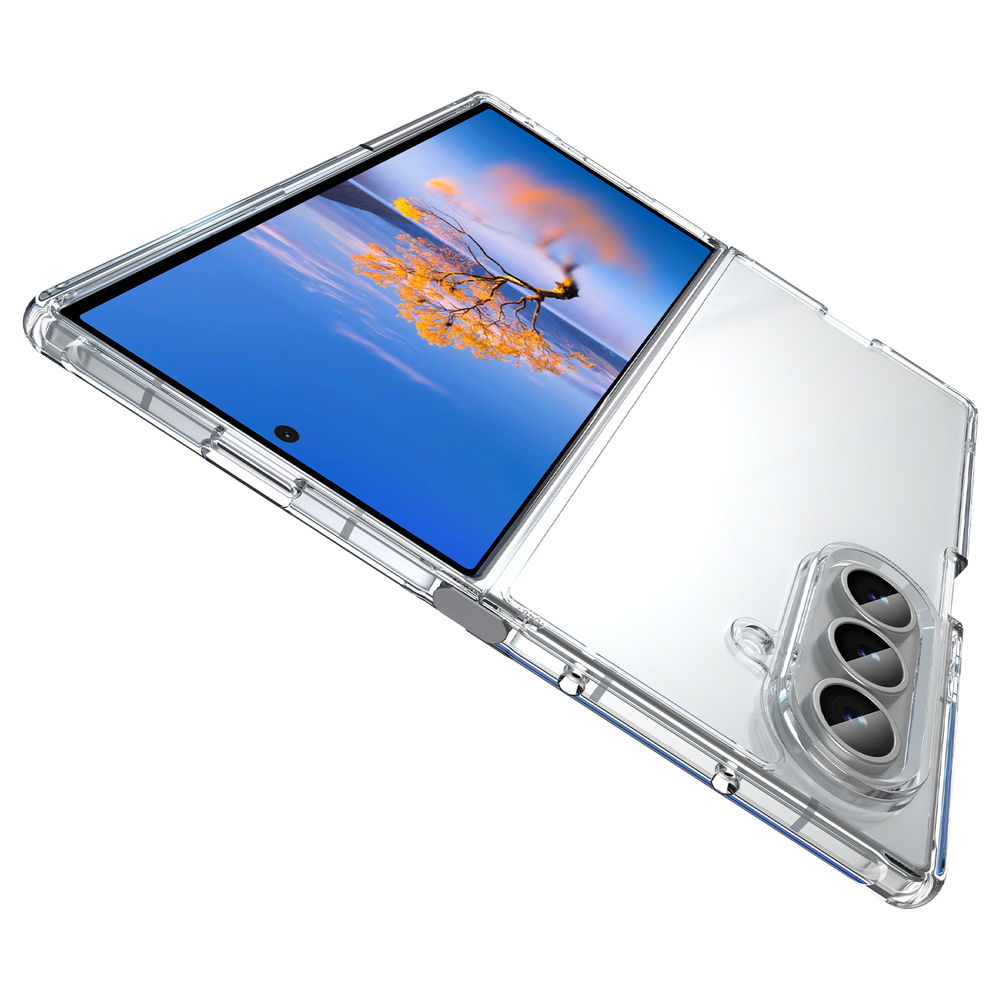 Чехол прозрачный защитный для Samsung Galaxy Fold 7, мягкие усиленные боковые рамки