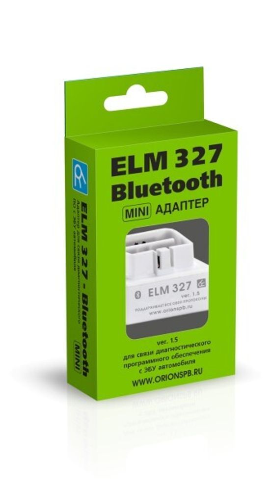 Адаптер для диагностики универсальный OBDII ELМ 327 /Bluetooth/ V 1.5 (НПП ОРИОН)
