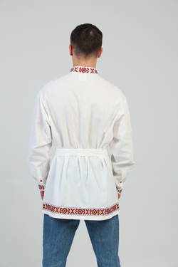 Рубашка мужская с поясом