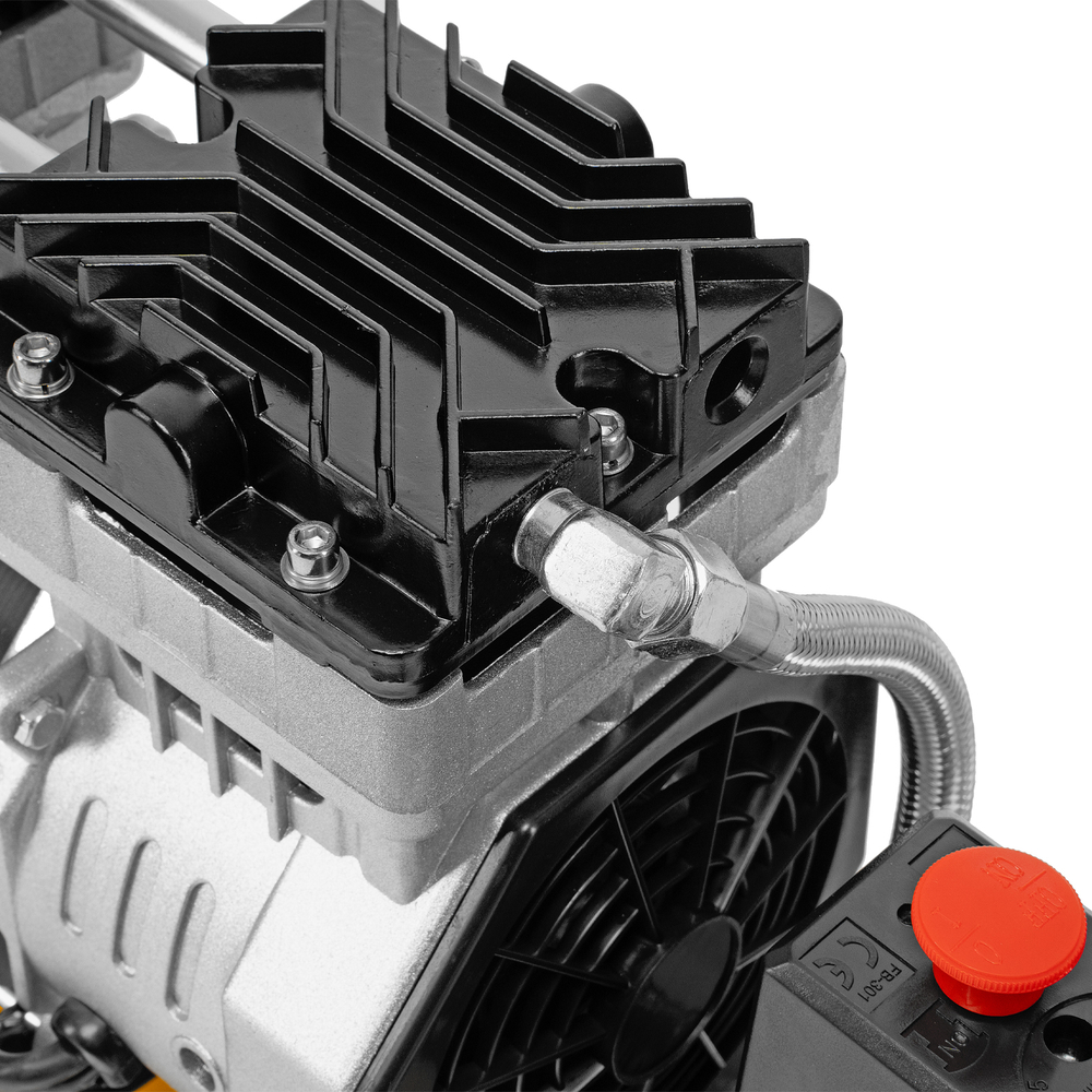 Компрессор DLS950/24 безмаслянный малошумный 950 Вт, 165 л/мин, ресивер 24 л Denzel