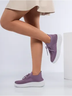 Слипоны на высокой подошве мокасины летние текстильные