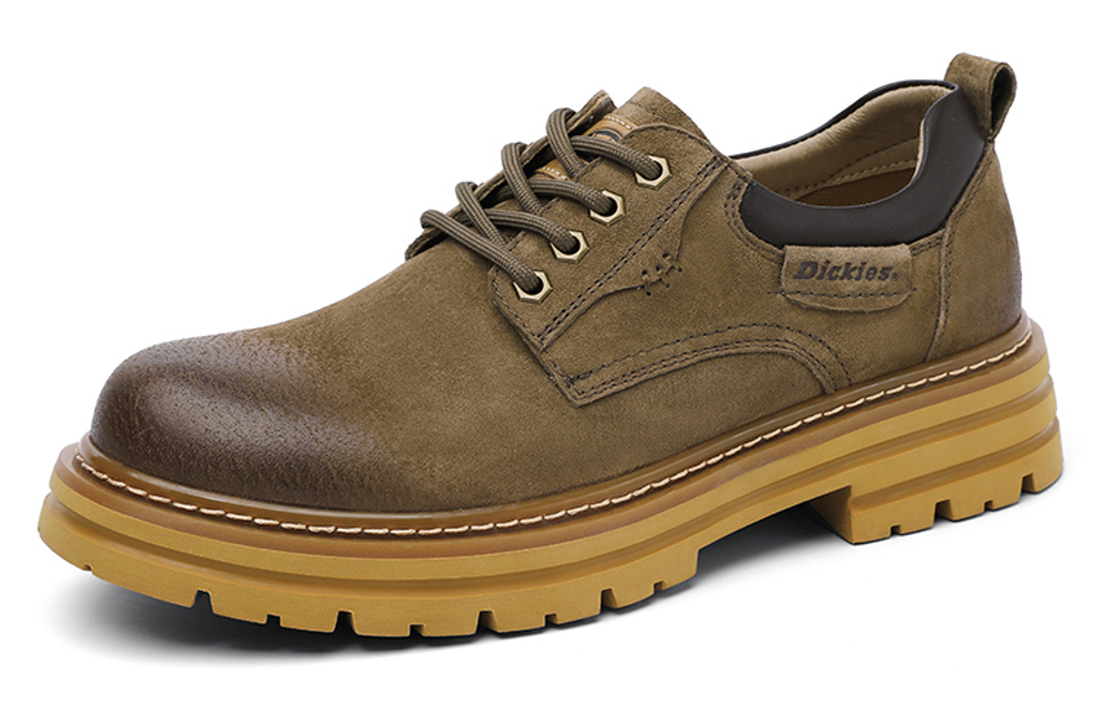 Dickies Work Boots Men"s Low top Yellow Brown/Camel