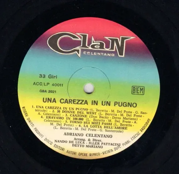 Adriano Celentano - Azzurro LP