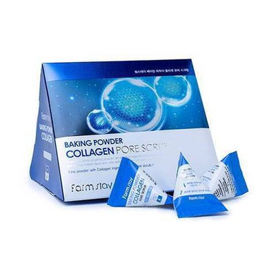 FARM STAY Скраб д/лица содовый "Коллаген"7г/1шт.
