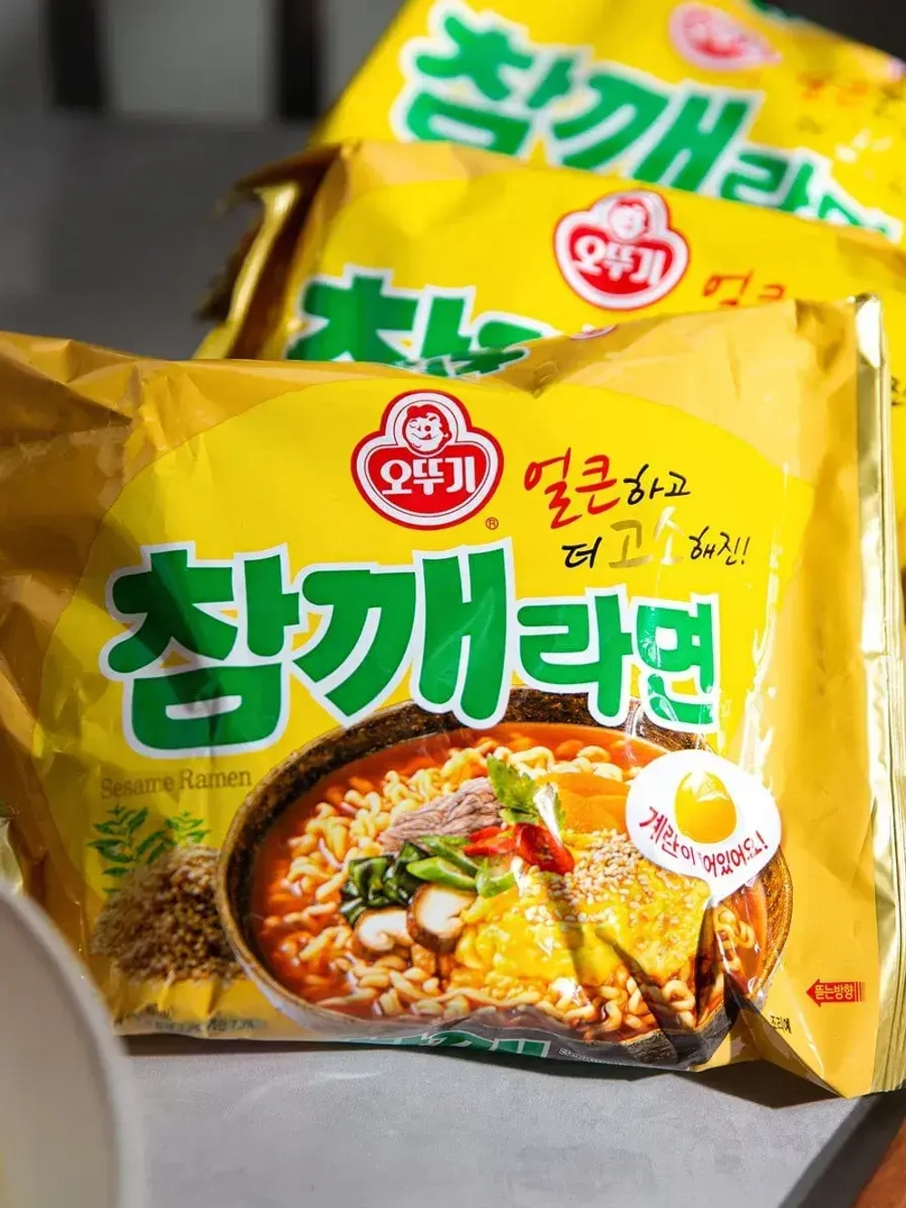 Лапша Ottogi Sesame Ramen со вкусом кунжута 115 г