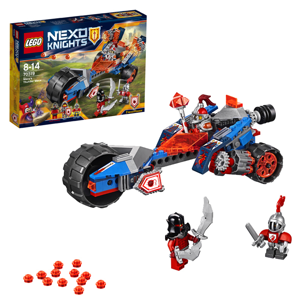 LEGO Nexo Knights: Ударная машина Мейси 70319 — Macys Thunder Mace — Лего Нексо Найт Рыцари