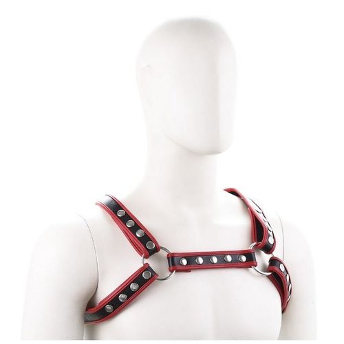 Мужская сбруя (портупея) черная Romeo Rossi 9084