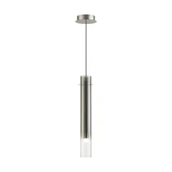 5061/5LA PENDANT ODL24 383 серебристый/дымчатый/металл/стекло Подвес LED 4W 3000K SHINY