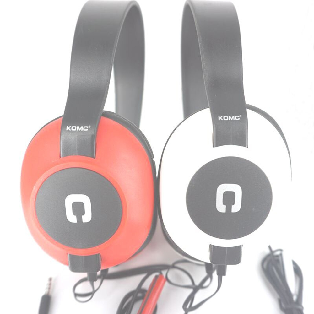Наушники Komc S39 Black-red (джек 3,5mm)
