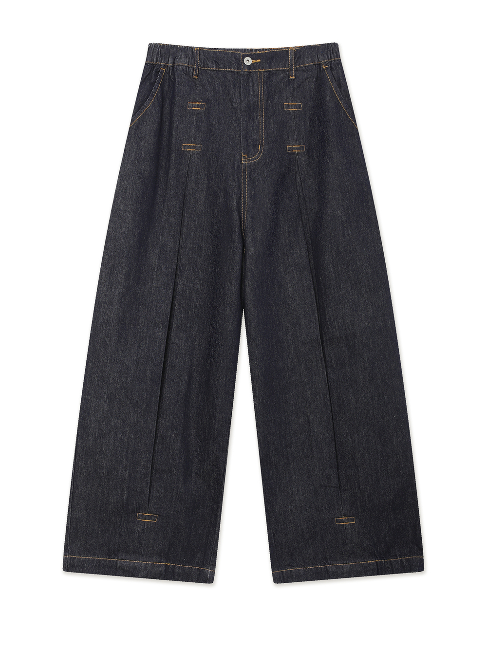 Джинсы (Balloon Fit) Long Tuck Wing Balloon Denim Pants