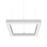 Светильник LED квадратный Quadro 72W 550х70х50мм 5000К белый подвесной IP40