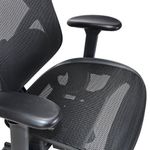 Кресло BRABIX PREMIUM "Axion ER-701", синхромеханизм, регулируемые подголовник и спинка, сетка, черное, 532965