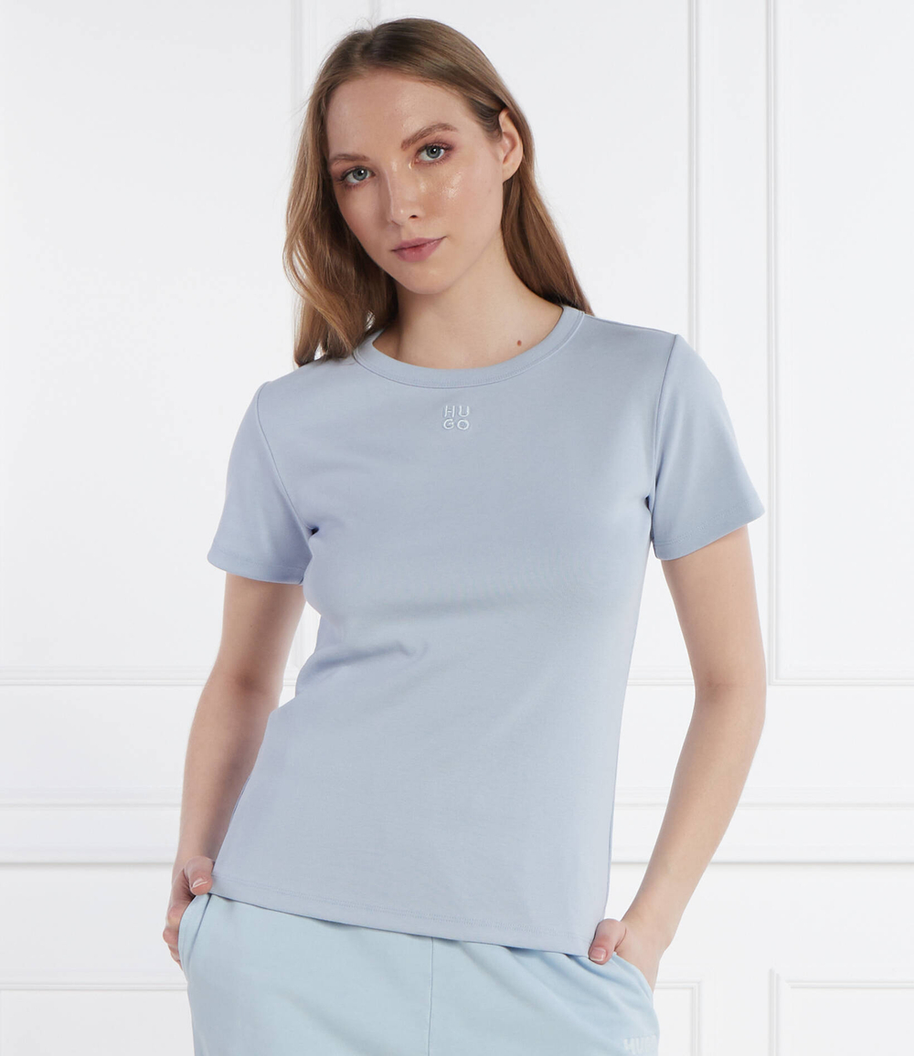 Футболка HUGO - голубой(50512002)