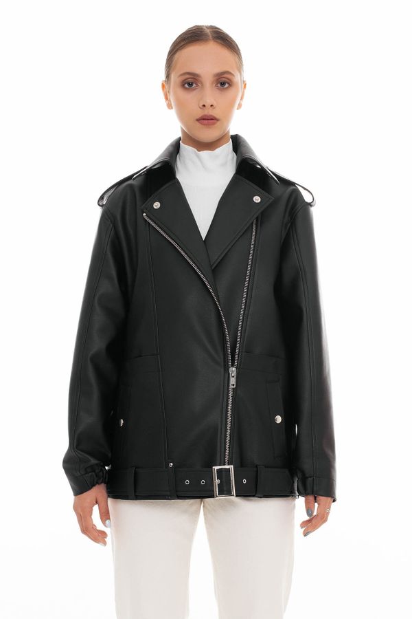 Утепленная косуха Берлин из ЭКОкожи