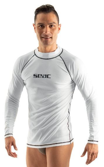 Рашгард Seac T-Sun long man белый
