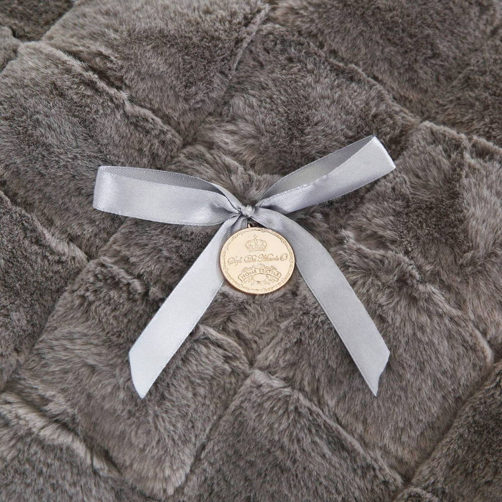 Плед 160х220 Sofi De MarkO Мадлен серый