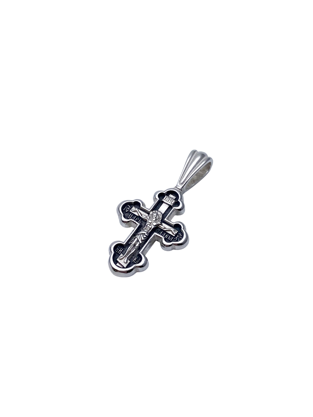 Крест из серебра/Чернение