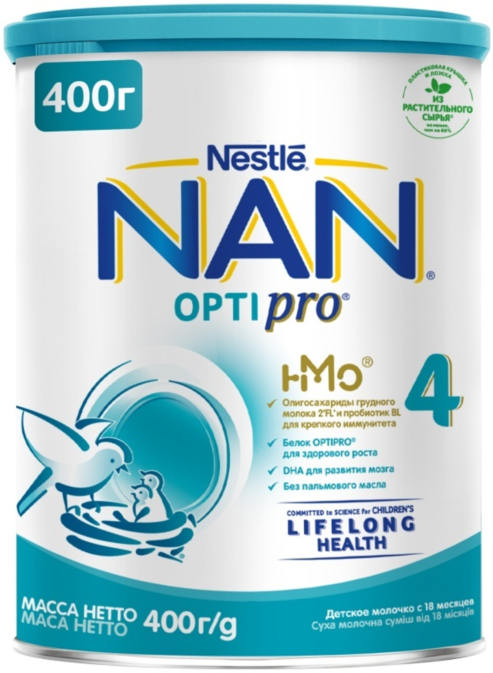 Nan OptiPro 4 Детское Молочко с 18 Месяцев 400гр