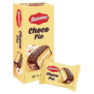 Пирожное Яшкино Chocolate Pie глазированное 180 гр/уп