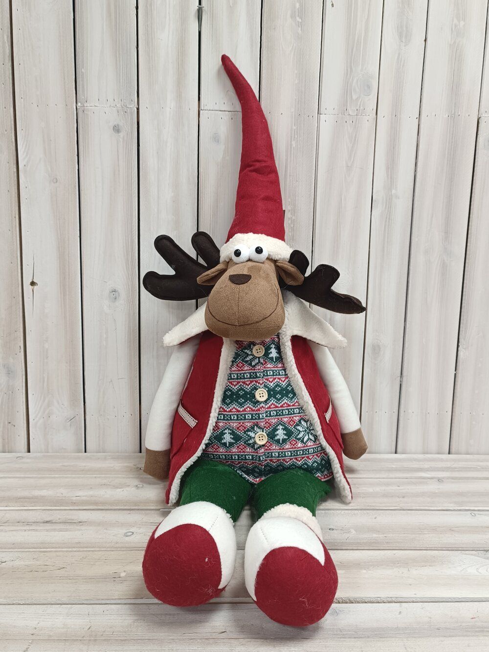 GAEM Игрушка набивная "Олень", L21 W14 H63 см