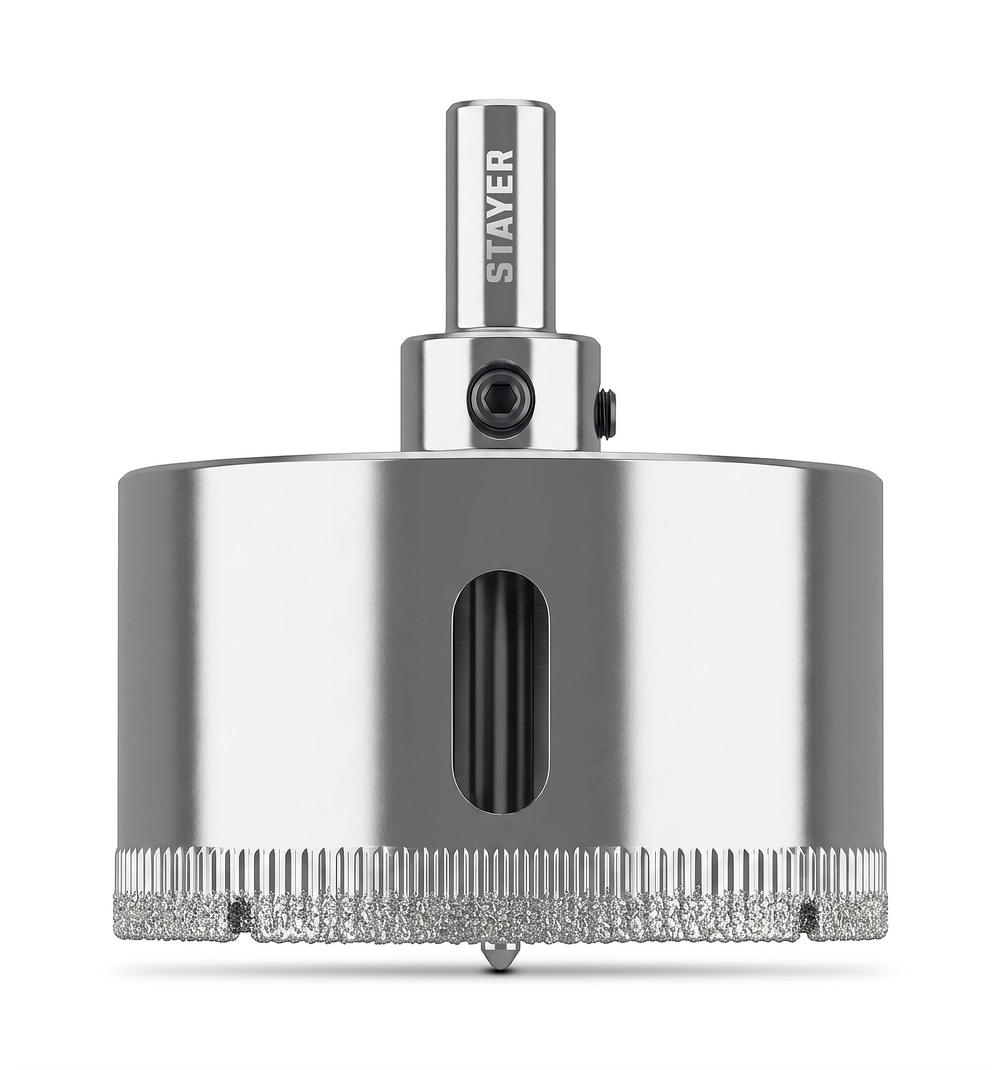 STAYER DIAMOND d 50 мм, Р60, Алмазная коронка (29931-50)