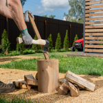 Топор кованый, в сборе, 680/900 г, деревянное топорище, 400 мм, Б,