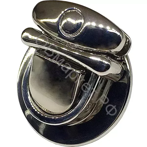 Замок для сумок 2-4 (30*33), никель