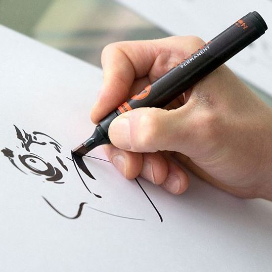 Маркер Molotow Tagger Speedflow 2-6mm черный 211022