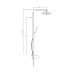 Душевая система Raglo R02.24.23, золото