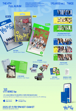 Альбом TWICE - THIS IS FOR (POLAROID Ver.)
