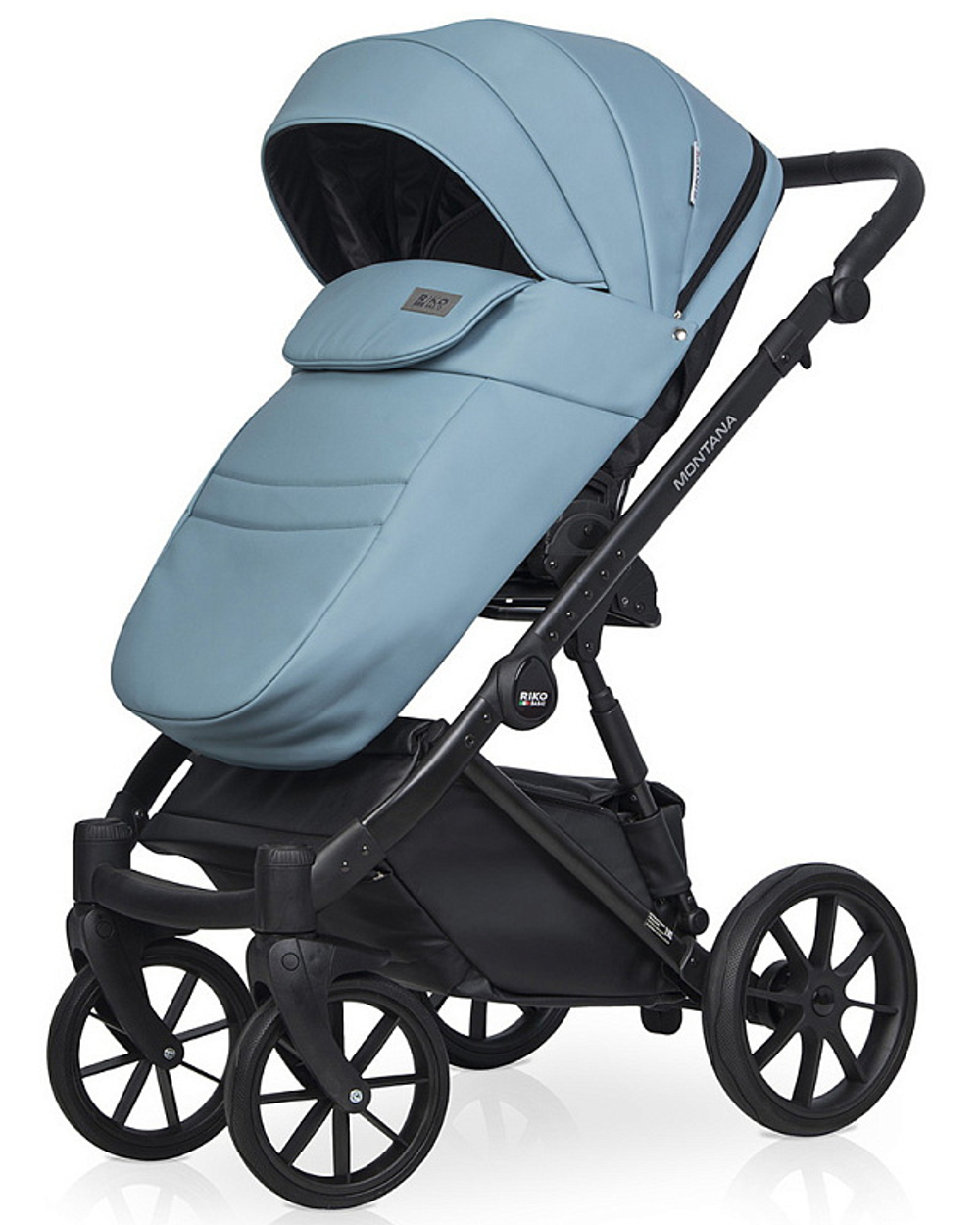Детская коляска Riko Basic Montana Ecco 2 в 1 16 Blue