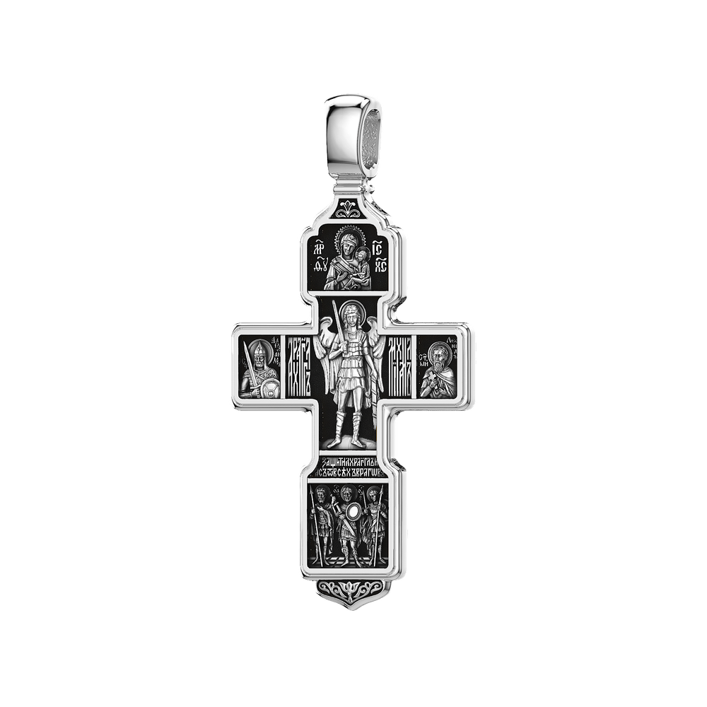 Крест нательный мужской. Серебро 925°