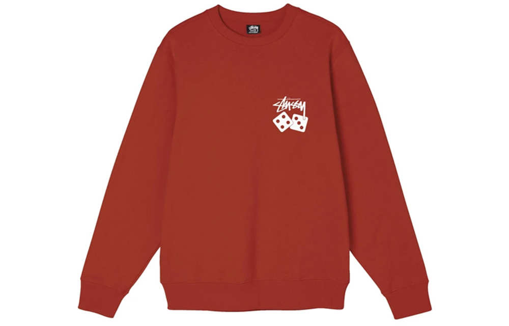 Толстовки Stussy Dice Pigment Dyed Crew Logo, 1914721