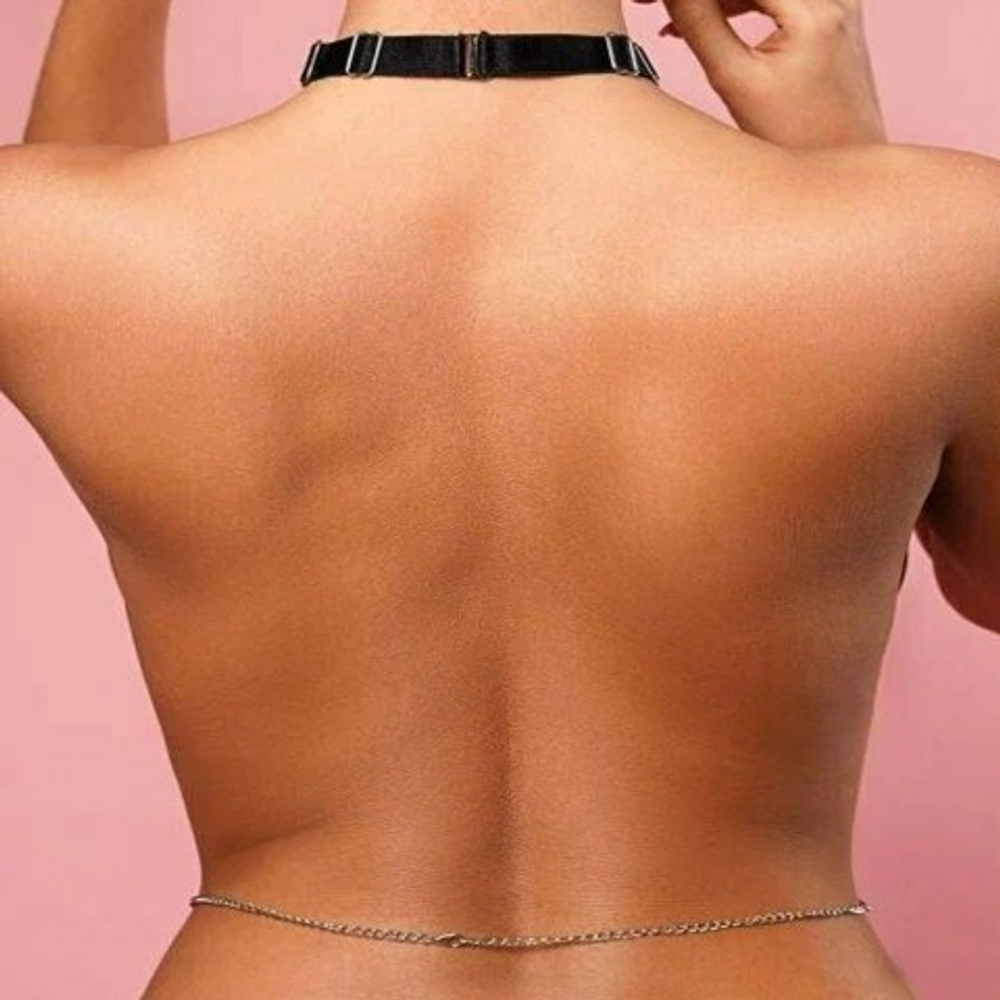 Чокер с декоративными цепочками в едином размере от Amor El, XS-L