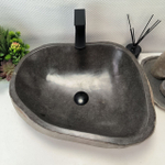 Раковина из речного камня RS-63445 (55*45*15) 0123