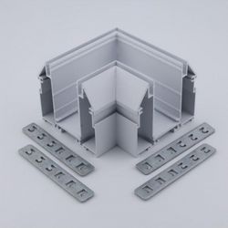 Соединитель угловой L-образный для треков встраиваемых Aployt Magnetic track 220 APL.0284.10.04