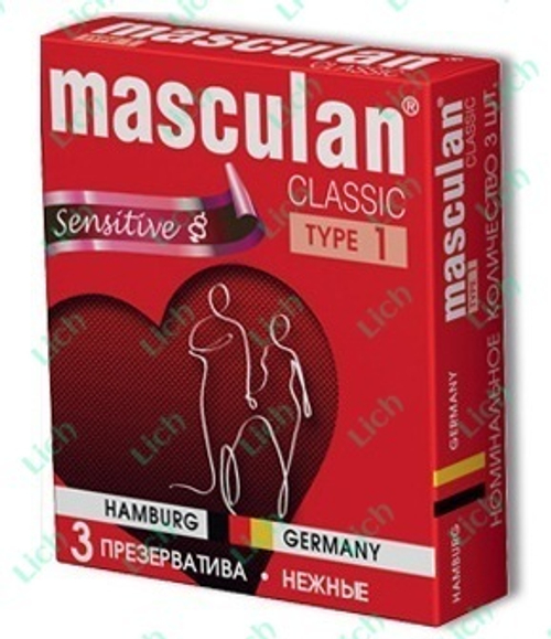 Презервативы Masculan Classic нежные (Sensitive)